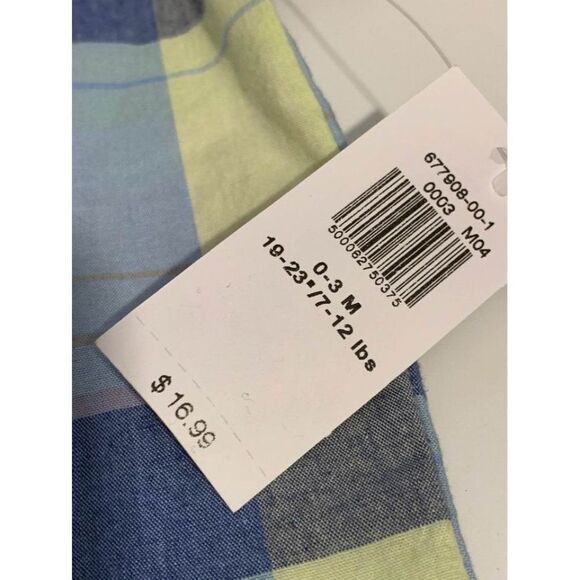 NWT Old Navy 0-3 m plaid onesie - Picture 4 of 5